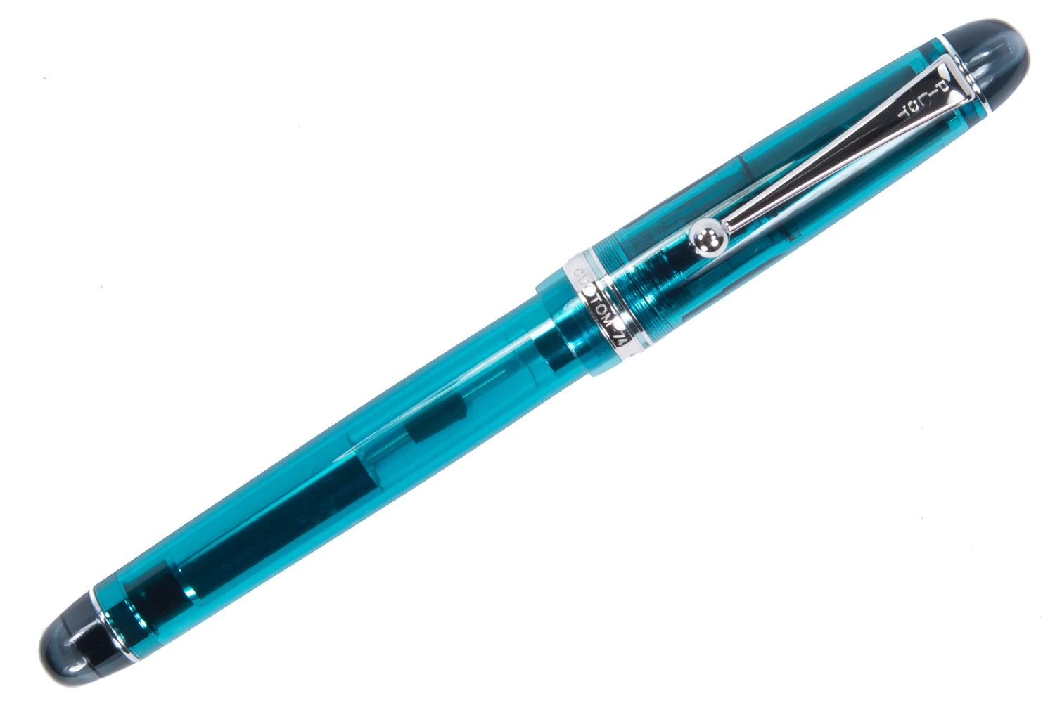 Pilot Custom 74 Fountain Pen - Teal 4 Pilot Custom 74 Fountain Pen - Teal - Image 2