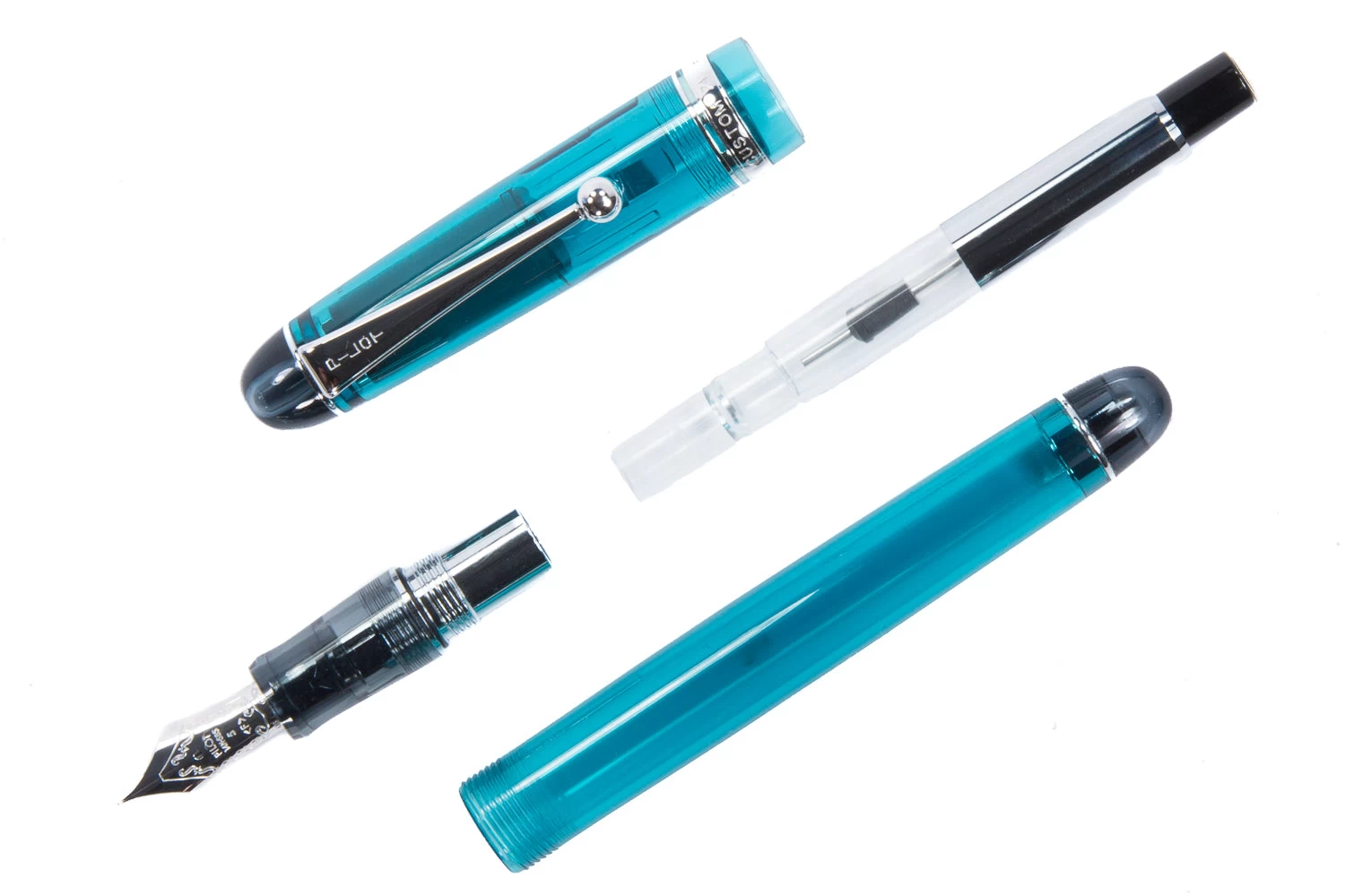 Pilot Custom 74 Fountain Pen - Teal 5 Pilot Custom 74 Fountain Pen - Teal - Image 3