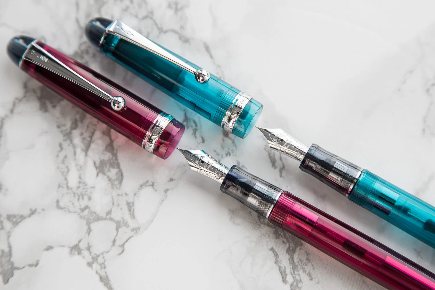 Pilot Custom 74 Fountain Pen - Teal 15 Pilot Custom 74 Fountain Pen - Teal - Image 13
