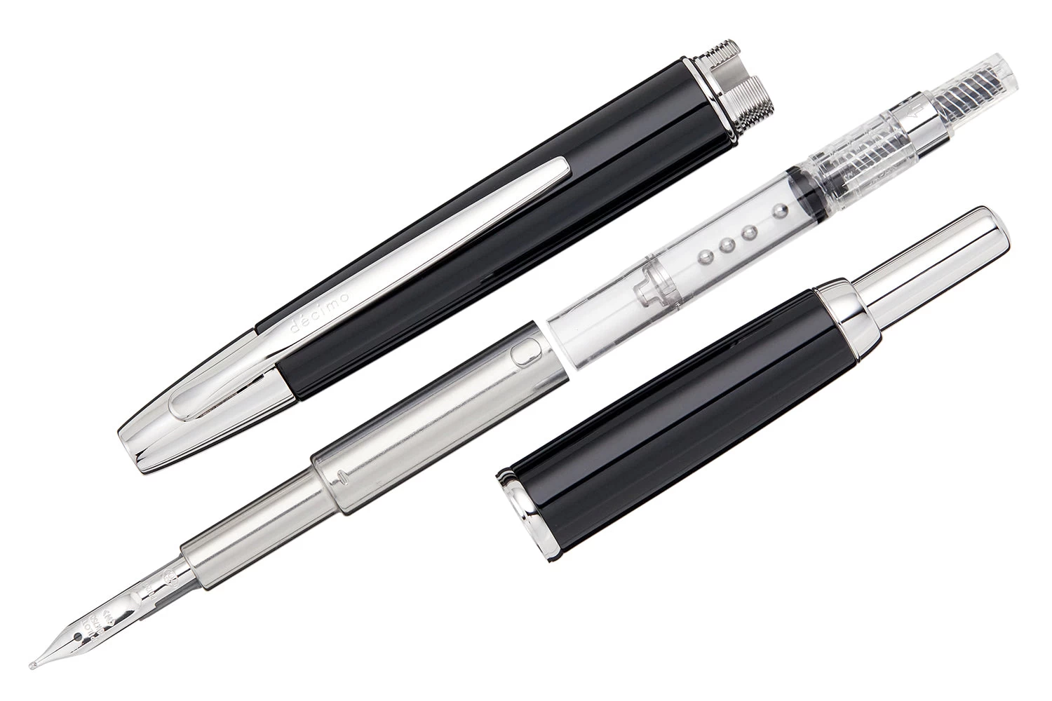 Pilot Vanishing Point Decimo Fountain Pen - Black 5 Pilot Vanishing Point Decimo Fountain Pen - Black - Image 3
