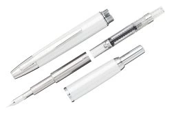 Pilot Vanishing Point Decimo Fountain Pen - White -Office Tools Pilot Decimo White OW 3