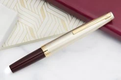 Pilot E95s Fountain Pen - Burgundy/Ivory -Office Tools Pilot E95S BurgundyIvory 1