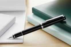 Pilot Falcon Fountain Pen - Black/Rhodium -Office Tools Pilot Falcon Black Rhodium 4