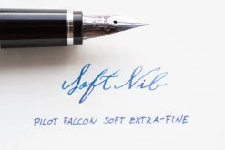 Pilot Falcon Fountain Pen - Black/Rhodium -Office Tools Pilot Falcon BlackRhodium NW 13