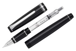 Pilot Falcon Fountain Pen - Black/Rhodium -Office Tools Pilot Falcon BlackRhodium OW 3