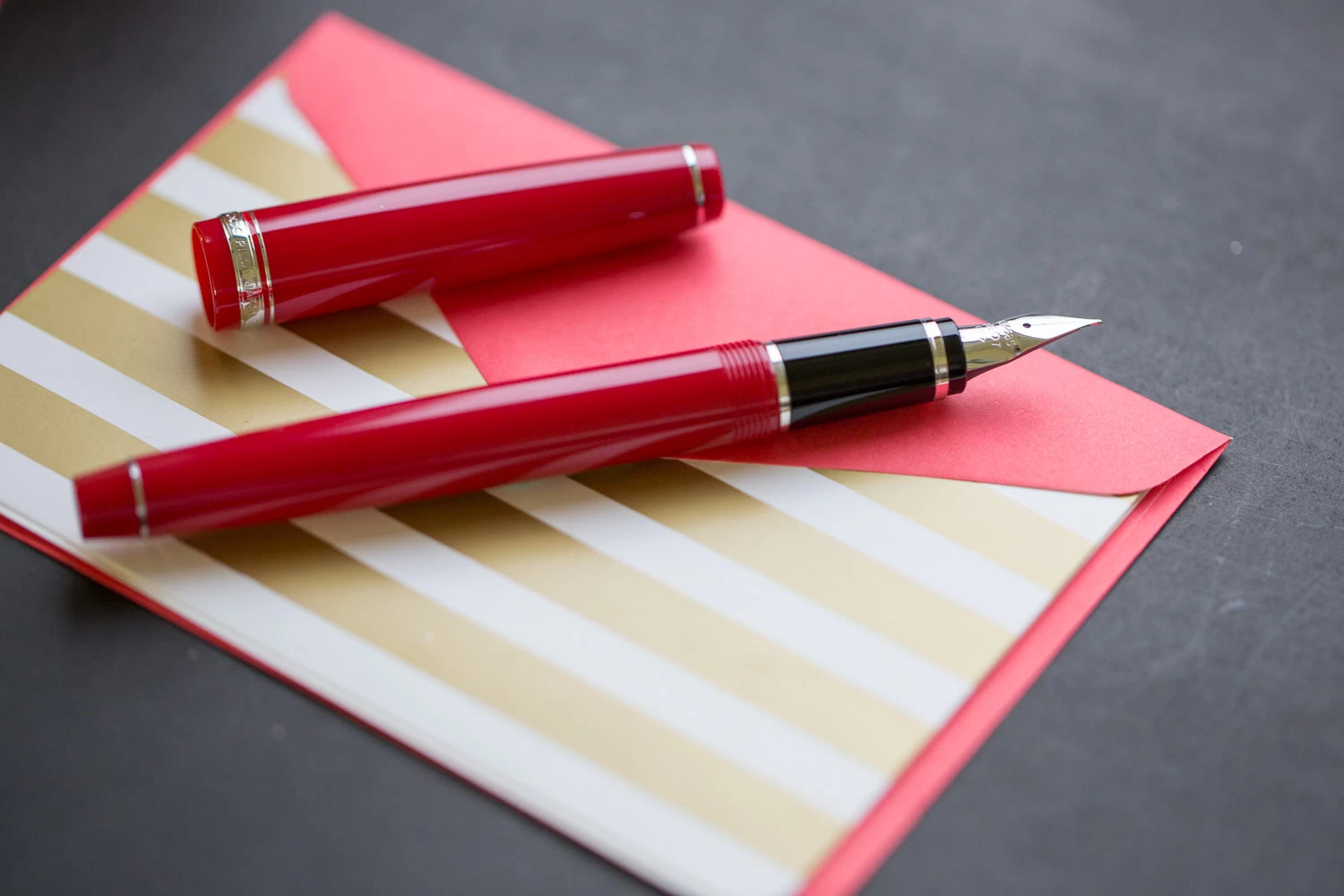Pilot Falcon Fountain Pen - Red 8 Pilot Falcon Fountain Pen - Red - Image 6