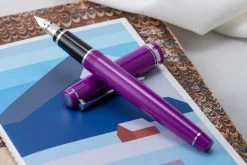 Pilot Falcon Fountain Pen - Purple -Office Tools Pilot Falcon Rhodium Purple Stock 1
