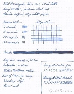 Pilot Iroshizuku Shin-kai - 50ml Bottled Ink -Office Tools Pilot Iroshizuku ShinKai InkReview 1 52673354 de59 4960 84c7 ed5e06f9f6d2