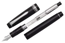 Pilot Justus 95 Fountain Pen - Black/Rhodium -Office Tools Pilot Justus95 Black Rhodium OW 3