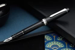 Pilot Justus 95 Fountain Pen - Black/Rhodium -Office Tools Pilot Justus95 BlackRhodium 2