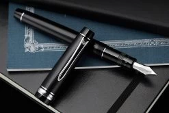 Pilot Justus 95 Fountain Pen - Black/Rhodium -Office Tools Pilot Justus95 BlackRhodium 3