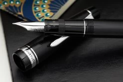 Pilot Justus 95 Fountain Pen - Black/Rhodium -Office Tools Pilot Justus95 BlackRhodium 7