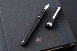 Pilot Justus 95 Fountain Pen - Black/Rhodium -Office Tools Pilot Justus95 Rhodium Black stock 2