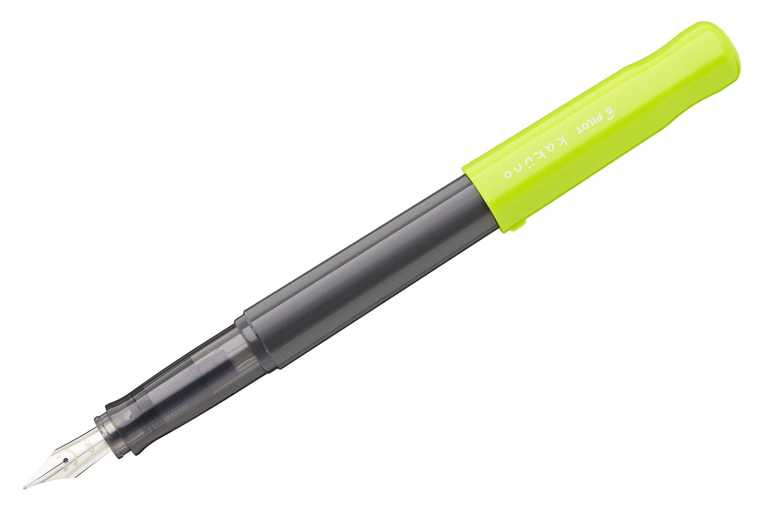 Pilot Kakuno Fountain Pen - Lime Green/Gray 3 Pilot Kakuno Fountain Pen - Lime Green/Gray