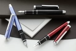 Pilot Metal Falcon Fountain Pen - Black 24 Pilot Metal Falcon Fountain Pen - Black -Office Tools Pilot MetalFalcon Black Burgundy Sapphire group 1