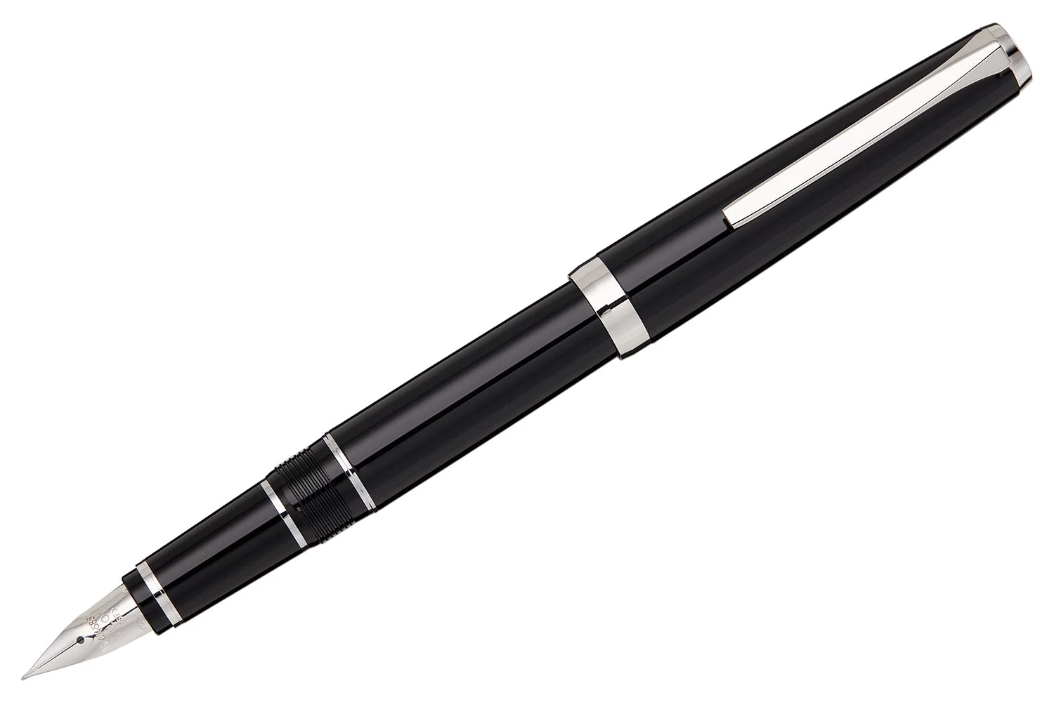Pilot Metal Falcon Fountain Pen - Black 3 Pilot Metal Falcon Fountain Pen - Black