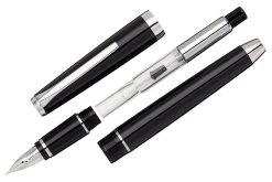 Pilot Metal Falcon Fountain Pen - Black 17 Pilot Metal Falcon Fountain Pen - Black -Office Tools Pilot MetalFalcon Black OW 3