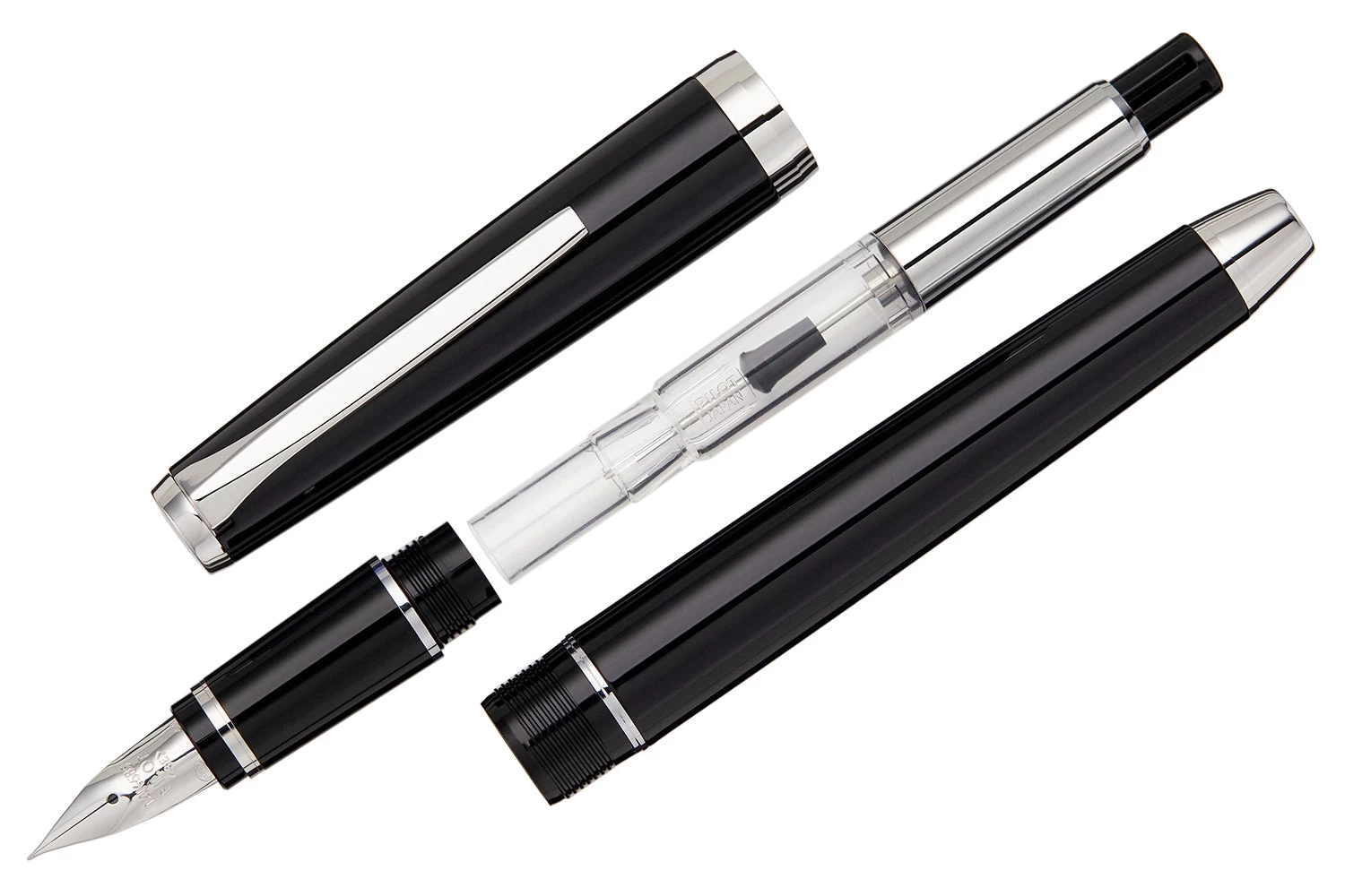 Pilot Metal Falcon Fountain Pen - Black 5 Pilot Metal Falcon Fountain Pen - Black - Image 3