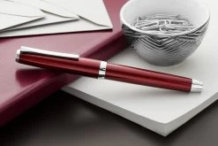 Pilot Metal Falcon Fountain Pen - Burgundy -Office Tools Pilot MetalFalcon Burgundy 1