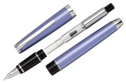Pilot Metal Falcon Fountain Pen - Sapphire -Office Tools Pilot MetalFalcon Sapphire OW 3