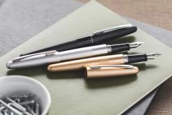 Pilot Metropolitan Fountain Pen - Silver Plain -Office Tools Pilot Metropolitan BlackSilverGold Plain Group 1