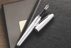 Pilot Metropolitan Fountain Pen - Silver Plain -Office Tools Pilot Metropolitan SIlver Plain 3