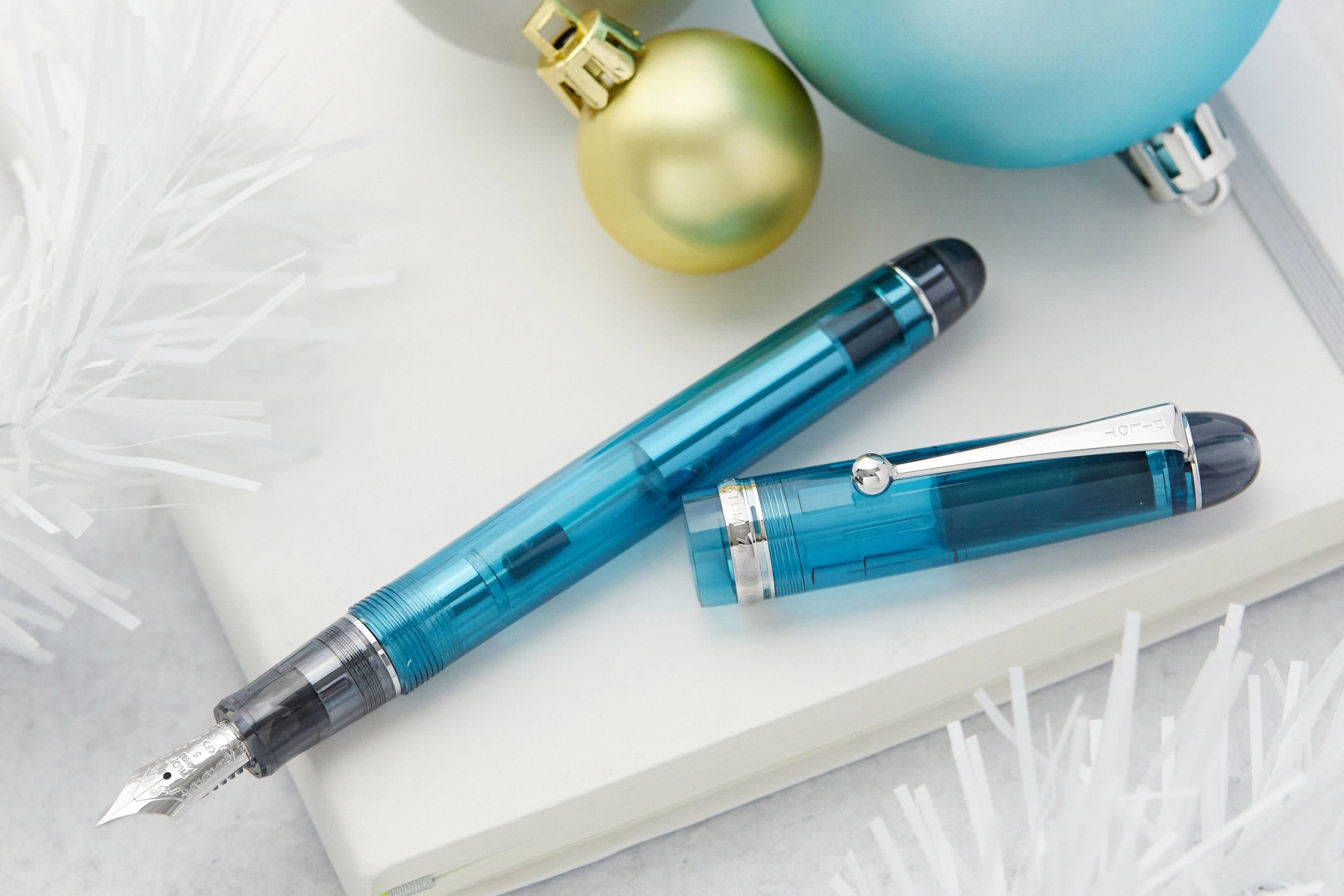 Pilot Custom 74 Fountain Pen - Teal 11 Pilot Custom 74 Fountain Pen - Teal - Image 9