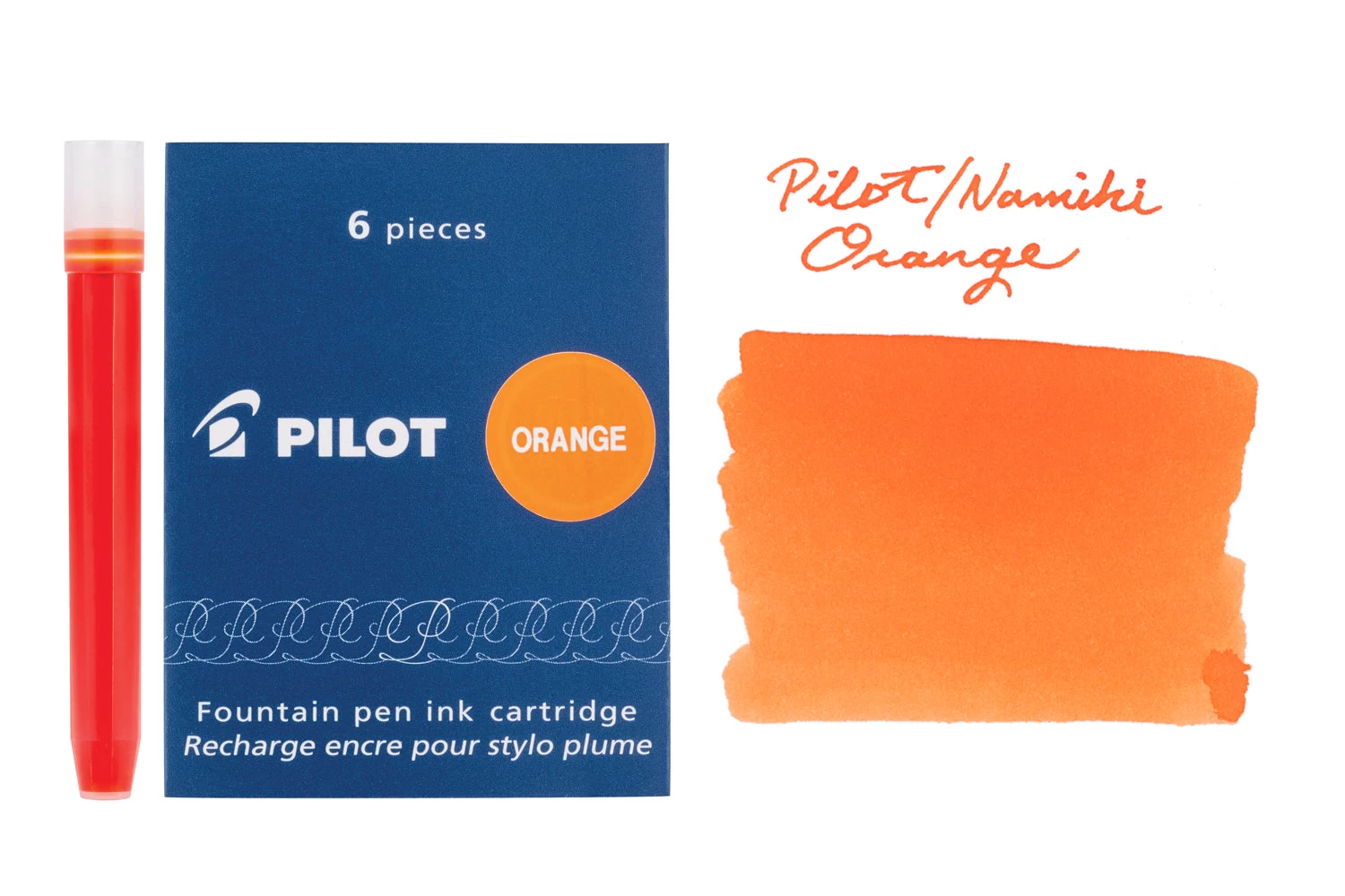 Pilot Namiki Orange - Ink Cartridges 3 Pilot Namiki Orange - Ink Cartridges