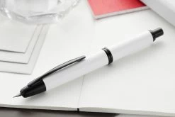 Pilot Vanishing Point Fountain Pen - White/Black -Office Tools Pilot VanishingPoint Update2023 WhiteBlack 3