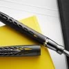 Pineider Homage To Arman Fountain Pen - Black Aluminum (Limited Edition)
