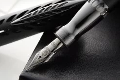 Pineider Homage To Arman Fountain Pen - Black Aluminum (Limited Edition) -Office Tools Pineider Arman AluminumBlack LE 7