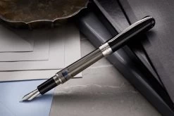 Pineider Avatar UR Twin Tank Touchdown Fountain Pen - Graphene Black -Office Tools Pineider Avatar TTT Black 2