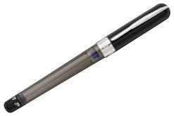 Pineider Avatar UR Twin Tank Touchdown Fountain Pen - Graphene Black -Office Tools Pineider Avatar TTT Black OW 1