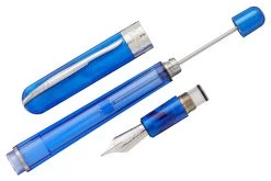 Pineider Avatar UR Twin Tank Touchdown Fountain Pen - Neptune Blue -Office Tools Pineider Avatar TTT Blue OW 3