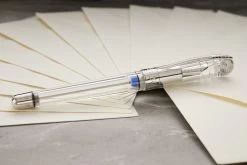 Pineider Avatar UR Twin Tank Touchdown Fountain Pen - Clear -Office Tools Pineider Avatar TTT Clear 1