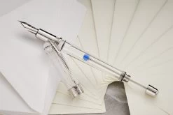 Pineider Avatar UR Twin Tank Touchdown Fountain Pen - Clear -Office Tools Pineider Avatar TTT Clear 5