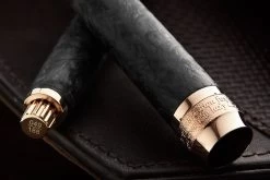 Pineider Forged Carbon Fountain Pen - Rose Gold Trim (Limited Edition) -Office Tools Pineider ForgedCarbon RoseGold LE 6