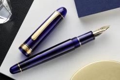 Platinum #3776 Century Fountain Pen - Chartres Blue/Gold -Office Tools Platinum 3776 Century ChartresBlue Gold 3