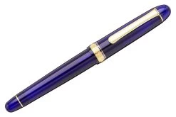 Platinum #3776 Century Fountain Pen - Chartres Blue/Gold -Office Tools Platinum 3776 Century ChartresBlueGold OW 1
