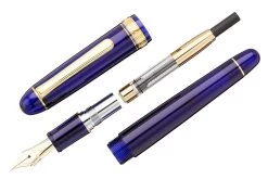 Platinum #3776 Century Fountain Pen - Chartres Blue/Gold -Office Tools Platinum 3776 Century ChartresBlueGold OW 3