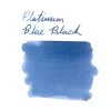 Platinum Blue-Black - Ink Sample -Office Tools Platinum BlueBlack SwabText New