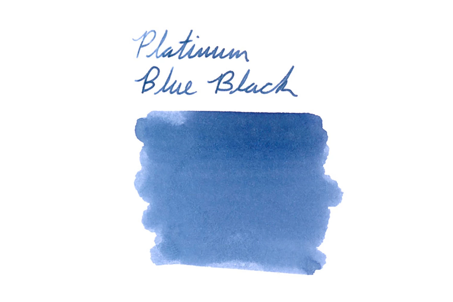 Platinum Blue-Black - Ink Sample 3 Platinum Blue-Black - Ink Sample