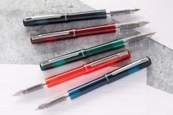 Platinum Prefounte Fountain Pen - Vermilion Orange -Office Tools Platinum Prefounte 5Colors GroupShotCrop 3