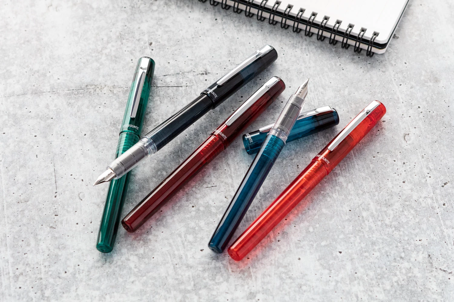 Platinum Prefounte Fountain Pen - Dark Emerald 11 Platinum Prefounte Fountain Pen - Dark Emerald - Image 9