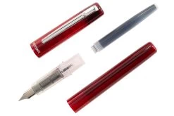 Platinum Prefounte Fountain Pen - Crimson Red -Office Tools Platinum Prefounte CrimsonRed OnWhite 7