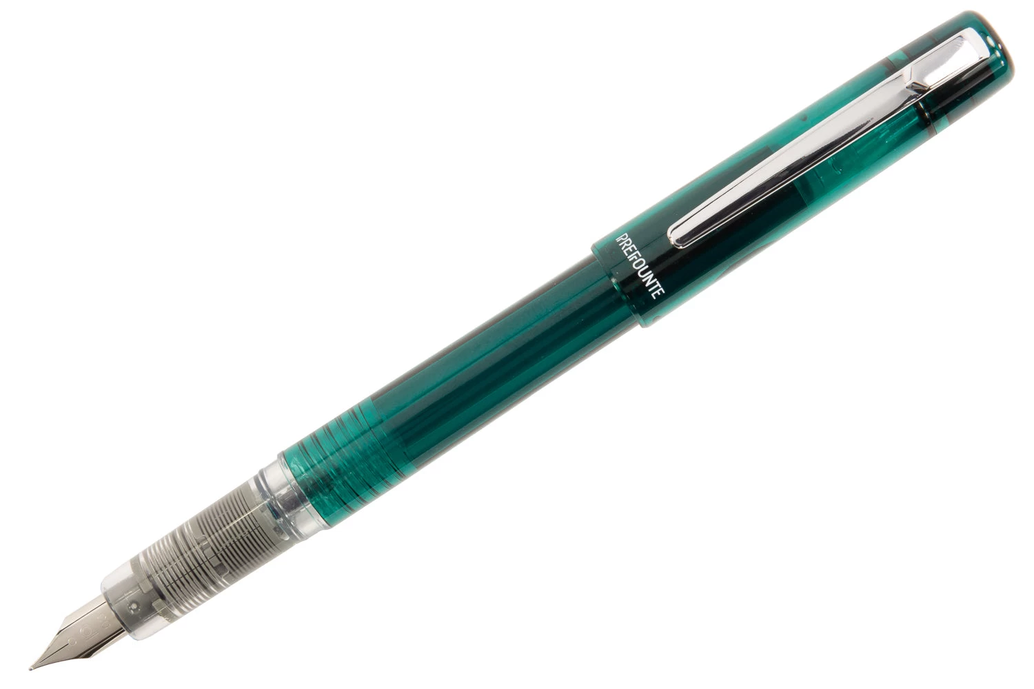 Platinum Prefounte Fountain Pen - Dark Emerald 3 Platinum Prefounte Fountain Pen - Dark Emerald