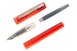 Platinum Prefounte Fountain Pen - Vermilion Orange -Office Tools Platinum Prefounte VermillionOrange Onwhite 3