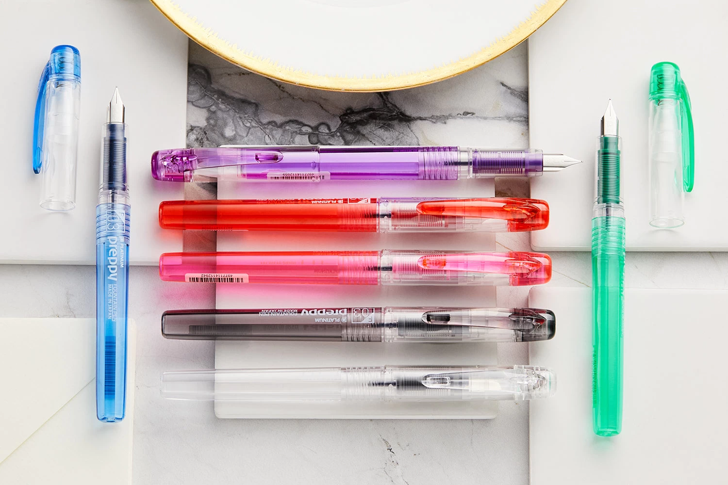 Platinum Preppy Fountain Pen - Crystal 12 Platinum Preppy Fountain Pen - Crystal - Image 10