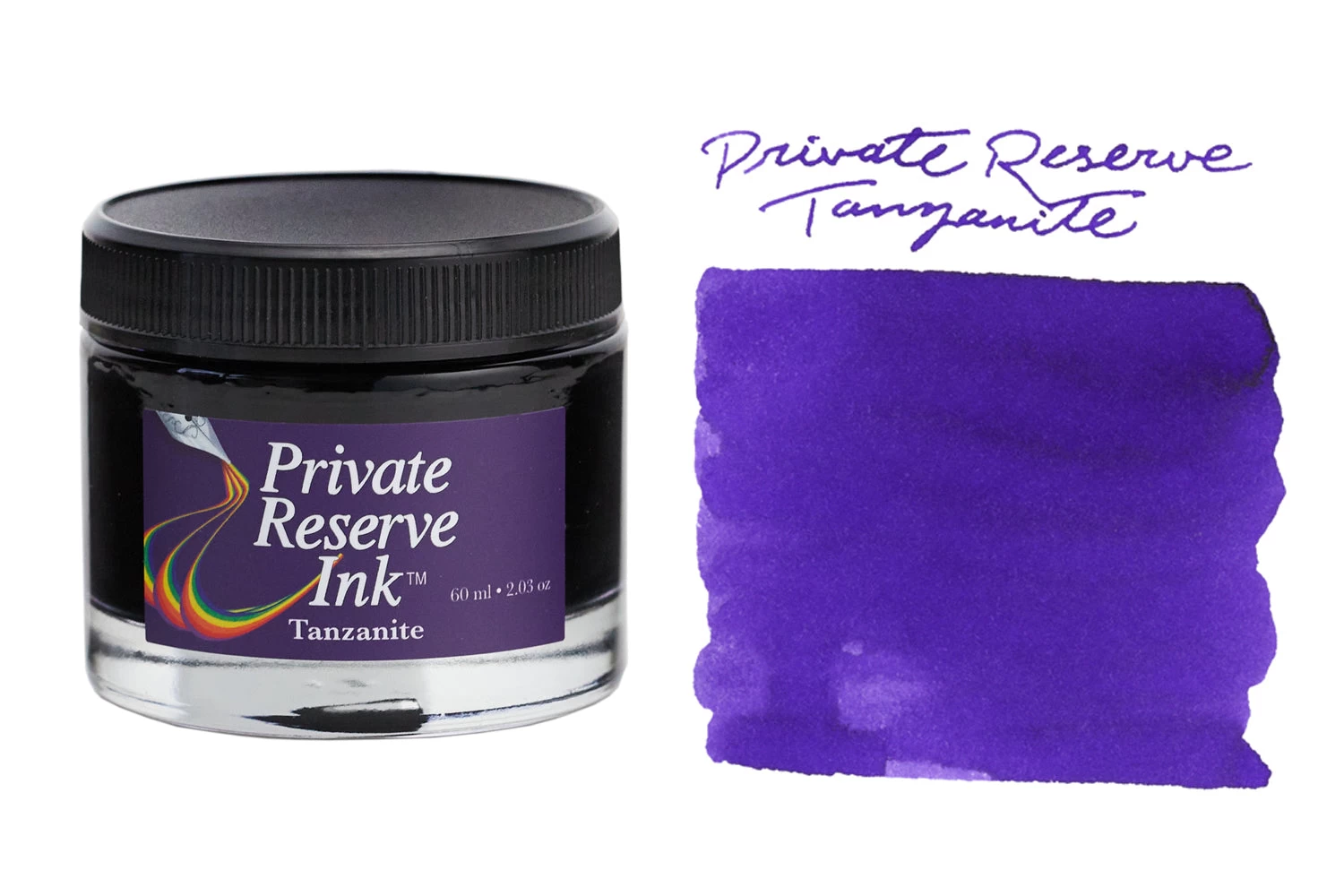 Private Reserve Tanzanite - 60ml Bottled Ink 3 Private Reserve Tanzanite - 60ml Bottled Ink