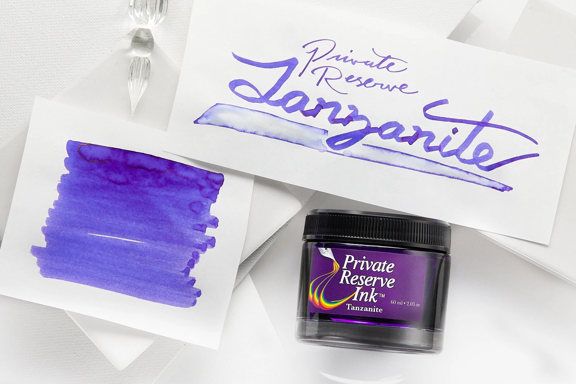 Private Reserve Tanzanite - 60ml Bottled Ink 4 Private Reserve Tanzanite - 60ml Bottled Ink - Image 2